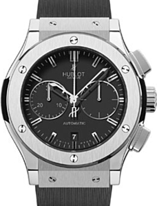 Hublot Classic Fusion Chronograph 521.NX.1170.RX Black Index Titanium &amp; Rubber 45mm BRAND NEW