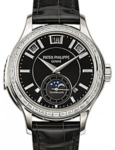 Patek Philippe 5307P-001 Grand Complications Annual Calendar Day-Date Moon Phase 41mm Black Index Platinum Leather Manual BRAND NEW