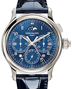 Patek Philippe Grand Complications Split-Seconds Chronograph Perpetual Calendar Platinum Blue Dial 5372P-001 - BRAND NEW
