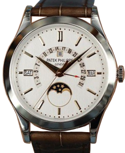 Patek Philippe 5496P-015 Grand Complications 39.5mm Silver Satin Index Platinum Leather BRAND NEW