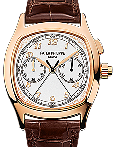 Patek Philippe 5950R-001 Grand Complications 37 ? 44.6mm Silver Satin Arabic Rose Gold Leather - BRAND NEW
