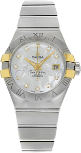 OMEGA 123.20.31.20.55.004 CONSTELLATION CO-AXIAL 31mm STEEL AND YELLOW GOLD - BRAND NEW