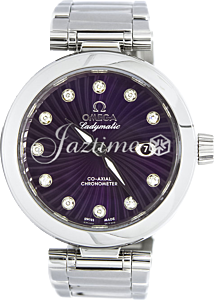 Omega De Ville Ladymatic Stainless Steel Purple Dial 425.30.34.20.60.001 - BRAND NEW