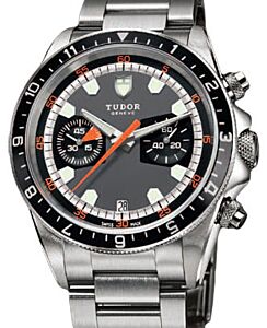 Tudor Heritage Chronograph 70330N-95740 Grey Index Stainless Steel 42mm BRAND NEW