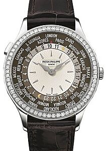 Patek Philippe Complications Ladies World Time White Gold Brown Dial 7130G-010 - BRAND NEW