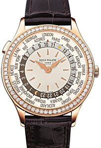 Patek Philippe Complications World Time Rose Gold Ivory Opaline Dial 7130R-001 - BRAND NEW