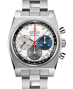 Zenith Chronomaster El Primero A3817 Steel 37mm  White Dial 03.A384.400/3817.M3817 - BRAND NEW