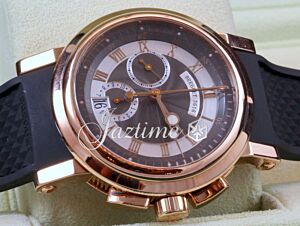 Breguet Marine Chronograph 5827BR/Z2/5ZU Men's 42mm 18k Rose Gold Date BRAND NEW