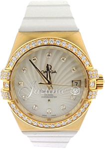 OMEGA 123.57.35.20.55.003 CONSTELLATION CO-AXIAL 35mm YELLOW GOLD - BRAND NEW