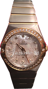 OMEGA 123.25.27.60.55.010 CONSTELLATION QUARTZ 27mm STEEL AND YELLOW GOLD BRAND NEW