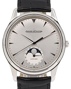 Jaeger-LeCoultre Master Ultra Thin Moon Stainless Steel 39mm Silver Dial 1368420