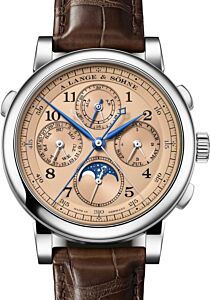 A Lange Sohne 1815 Rattrapante Perpetual Calendar White Gold 421.056FE