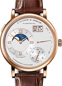 A Lange Sohne Grand Lange 1 Moon Phase Pink Rose Gold 41mm Argente Silver Dial 139.032 - BRAND NEW