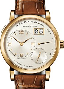 A Lange Sohne Lange 1 18-carat Yellow Gold 38.5mm Ivory Argente Dial 191.021 - BRAND NEW