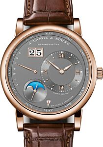 A Lange Sohne Lange 1 Perpetual Calendar Pink Rose Gold 41.9mm Grey Dial 345.033 E - BRAND NEW