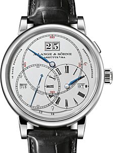 A Lange Sohne Richard Lange Perpetual Calendar "Terraluna" White Gold 45.5mm Argente Silver Dial 180.026FE - BRAND NEW