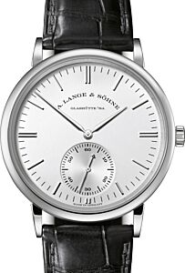 A Lange Sohne Saxonia Automatic White Gold 38.5mm Argente Silver Dial 380.027 - BRAND NEW