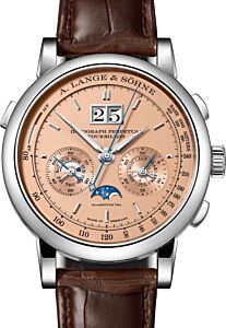 A Lange Sohne Saxonia Datograph Perpetual Tourbillon White Gold 740.056FE