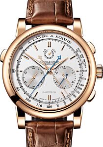 A Lange Sohne Saxonia Double Split Pink Rose Gold 404.032