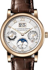 A Lange Sohne Saxonia Langematik Perpetual Honeygold 38.5mm Silver Dial 310.050 E - BRAND NEW