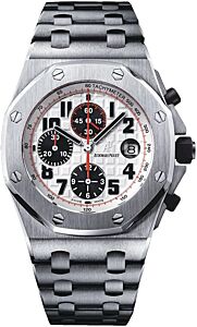 Audemars Piguet 26170ST.OO.1000ST.01 Royal Oak Offshore Chronograph 42mm Silver Panda Stainless Steel 