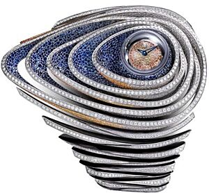 Audemars Piguet Haute Joaillerie Sapphire Orbe Diamond Set White Gold Diamond Paved  Dial &  Bezel Diamond Set Bracelet 67705BC.ZS.9192BC.01 - BRAND NEW