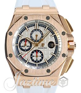 Audemars Piguet Offshore Summer Rose Gold Silver White Dial 26408OR.OO.A010CA.01