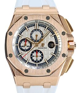 Audemars Piguet Offshore Summer Rose Gold Silver White Dial 26408OR.OO.A010CA.01