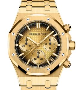 Audemars Piguet Royal Oak Chronograph Smoked Yellow Gold 41mm Dial 26240BA.OO.1320BA.02 - BRAND NEW