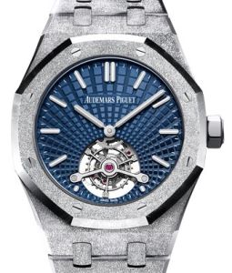 Audemars Piguet Royal Oak Tourbillon Extra-Thin White Gold Blue Index Dial 41mm White Gold Bracelet 26520BC.GG.1224BC.01 - BRAND NEW