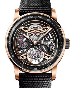 Audemars Piguet Code 11.59 Flying Tourbillon Openworked Black Ceramic/Rose Pink Gold 26601NR.OO.D002KB.01