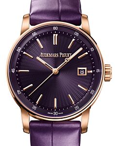 Audemars Piguet Code 11.59 Selfwinding Pink Rose Gold 38mm Purple Dial 77410OR.OO.A623CR.01 - BRAND NEW