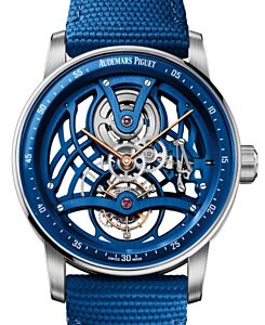Audemars Piguet Code 11.59 Tourbillon Openworked White Gold/Ceramic 41mm Blue Dial 26600NB.OO.D346KB.01 - BRAND NEW