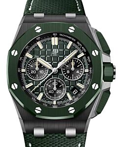 Audemars Piguet Offshore Chronograph 43mm Ceramic Green Dial 26420CE.OO.A063VE.01