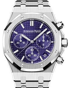 Audemars Piguet Royal Oak Chronograph 41mm White Gold Purple Dial 26240BC.OO.1320BC.01 - BRAND NEW