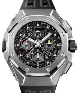 Audemars Piguet Concept Split Second Chronograph GMT Large Date 43mm Titanium Openworked Dial 26650TI.OO.D013CA.01