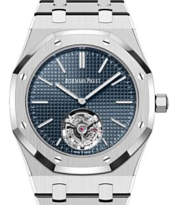 Audemars Piguet Royal Oak Flying Tourbillion Extra-Thin (RD#3) 39mm Stainless Steel Blue Dial 26670ST.OO.1240ST.02