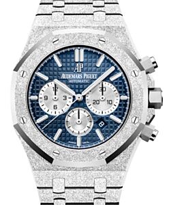 Audemars Piguet Royal Oak Frosted Gold Chronograph 41mm Blue Dial 26331BC.GG.1224BC.02