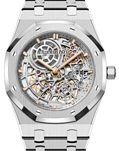 Audemars Piguet Royal Oak Jumbo Extra-Thin Openworked "50th Anniversary" 39mm Stainless Steel BlueDial 16204ST.OO.1240ST.01 - BRAND NEW