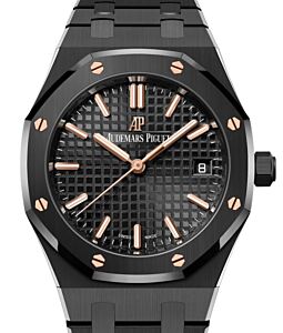 Audemars Piguet Royal Oak Ladies 34mm Black Ceramic Black Dial 77350CE.OO.1266CE.01 - BRAND NEW