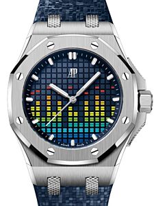 Audemars Piguet Offshore Music Edition 37mm Titanium Blue Dial 77600TI.OO.A343CA.01