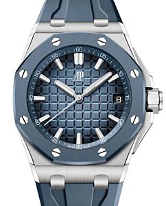 Audemars Piguet Offshore Selfwinding 43mm Steel/Rubber Smoked Blue Dial 15605SK.OO.A350CA.01