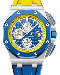 Audemars Piguet Royal Oak Offshore Selfwinding Chronograph "Ukraine Flag" Stainless Steel Blue/Yellow Dial 26400SO.OO.A057CA.01 - BRAND NEW