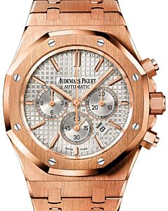 Audemars Piguet Royal Oak Chronograph Rose Gold 41mm Silver Dial 26320OR.OO.1220OR.02