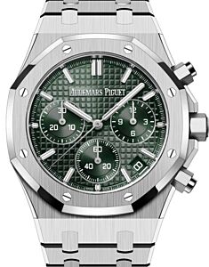 Audemars Piguet Royal Oak Chronograph "50th Anniversary" 41mm Stainless Steel Khaki Green Dial 26240ST.OO.1320ST.04 - BRAND NEW