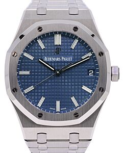Audemars Piguet Royal Oak 41mm Selfwinding Stainless Steel Blue Index Dial 15500ST.OO.1220ST.01 - PRE-OWNED