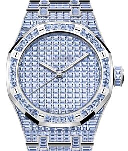 Audemars Piguet Royal Oak Selfwinding Tanzanite "50th Anniversary" 41mm White Gold Blue Violet Dial 15514BC.TF.1284BC.01 - BRAND NEW