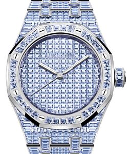 Audemars Piguet Royal Oak Selfwinding Tanzanite "50th Anniversary" 37mm White Gold Blue Violet Dial 15554BC.TF.1274BC.01 - BRAND NEW