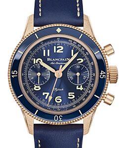 Blancpain Air Command Rose Gold 36.2mm Leather Strap AC03 36B40 63A
