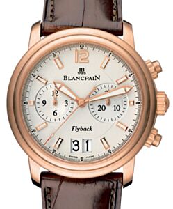 Blancpain Leman Flyback Chronograph & Big Date Rose Gold 40mm Leather Strap 2885F 36B42 53B - BRAND NEW